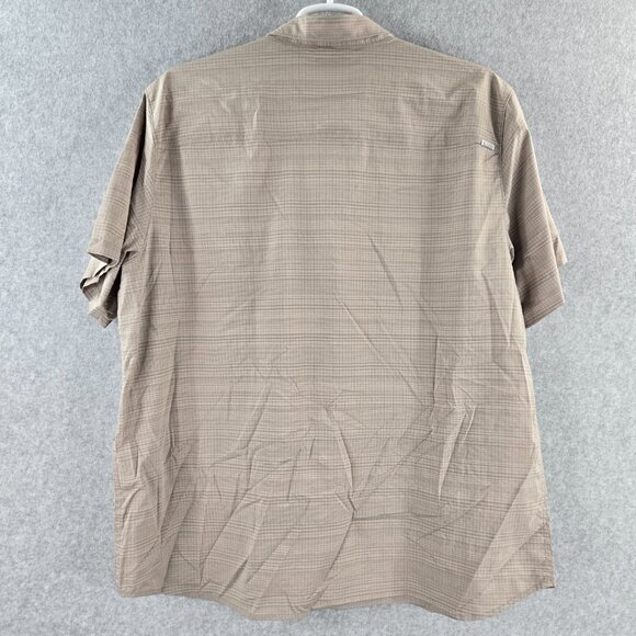 5.11 Tactical Shirt Mens 2XL XXL Beige Tan Ellis Snap Button Lightweight Pockets - Picture 3 of 14
